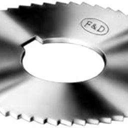 F&D Tool Company 15266-J104 Jeweler's Slotting Saws, High Speed Steel, 1" Diameter, 0.012" Width, 1/2" Hole Size, 30 Teeth per Inch, 98 Teeth per Saw-image-57