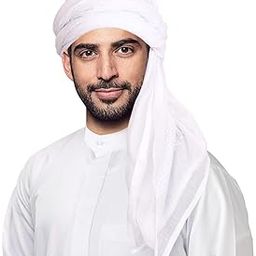 Arab Kafiya Keffiyeh Middle Eastern Scarf Wrap with Aqel Rope, White-without Headband, One Size-image-50