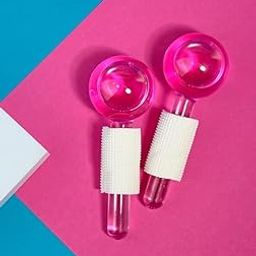 Gadget Deals- face roller | face roller ball |for neck eye circle reduce| face massage tool | Anti Ageing Wrinkles Soothing Firming Skin Crystal ball (pack of 2)-crystal faceroller-22