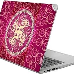 GADGETS WRAP Printed Vinyl Top Only Skin Sticker Decal for Lenovo Ideapad 330S (81F4) 14inch - Swastik-image-86
