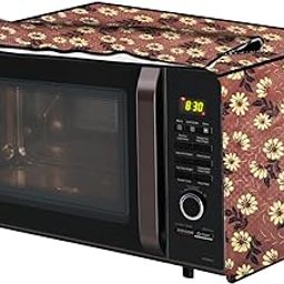The Furnishing Tree microwave oven cover Suitable for AGARO 38 Liters OTG Marvel, Dustproof, Stain-Resistant, Cover Size WxDxH in CM- (54x45x32), Sprig Pattern Brick-image-78