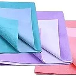 URIKA Original New Born Baby Urine Sheets Waterproof, Bed Protector Baby Dry Sheet, Baby Dry Mats Waterproof and New Baby Born Products (Combo of 3 pcs Set)-picture-14