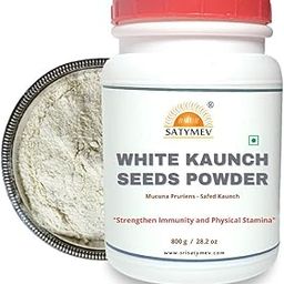 SriSatymev White Kaunch Seeds Powder 800g - Safed Kaunch Beej Powder - Mucuna Pruriens | Jar Pack-image-23