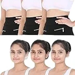 mysha Sports Bra for Women & Girls, Cotton Full Coverage Non-Padded Beginners Wire Free T-Shirt Gym Workout Bra with Regular Broad Strap, Activewear Training Bra for Teenager Kids (Pack of 6)-picture-37