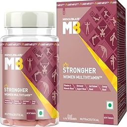 MuscleBlaze StrongHer Women Multivitamin (60 Tablets) | Multivitamin for Women | For Energy & Stamina-19