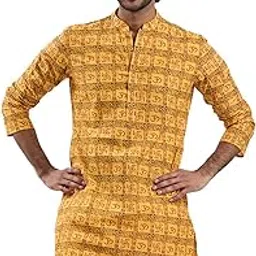vastramay Men’s Om & Swastika Kurta – Lightweight Ethnic Wear for Pujas, Shivratri & Festive Occasions-picture-14