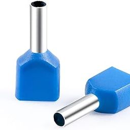 Elmex Insulated Twin End Lug - 2.5 Sq. mm with 10 mm Pin, Pack of 1000-13