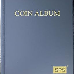 SPS 240 Pockets Coin Album Book – Premium Coin Holder for Big Currency Coins Collection, Commemorative Coins, and Souvenirs – Durable Coin Storage (240 Large Pockets, Grey)-21