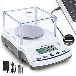 High Precision Scale 0.01g x 3000g Lab Scale 0.01g Accuracy Laboratory Lab Scientific Electronic Digital Weight Analytical Balance Scale Jewelry Pharmacy Chemistry Industria Calibrated Gram Scale-7