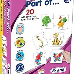 Frank Part of…– Early Learning Puzzles for Kids for Age 3, 4, 5, 6, 7-20 Self-Correcting 2 Pcs Puzzle | Fun & Challenging | Brain Booster Educational Toys for Focus & Memory | Gifts for Kids- 40 Pcs-4