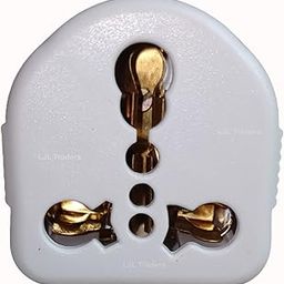 LJL Traders Convertor Plug 6A to 16A | International Conversion Plug (6amp to 16amp) 240V AC | Suitable for All International Plugs - Pack of 2-21