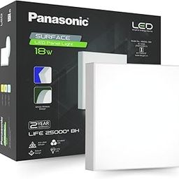 Panasonic 18 Watt LED Rimless Surface Panel Light | Elegant Rimless Design | Surface Mounted LED Down Light for Ceiling (Square, Cool White, Pack of 1)-picture-7