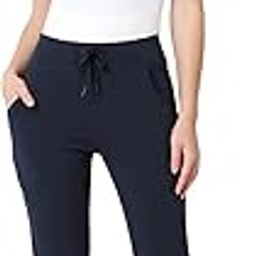 Women's Relaxed Fit High Rise Relaxed Lounge Pants with Pockets-image-88