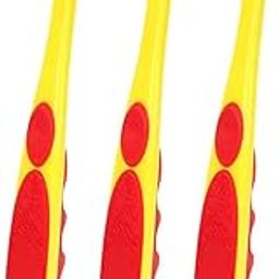Mee Mee Infant to Toddler Toothbrush for Babies (Red/Yellow, Pack of 3)-image-49