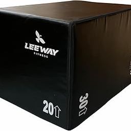 Leeway 3 in 1 20 Inch 24 Inch 30 Inch Foam Plyometric Jump Box for Jumping Exercise| Plyo Box, High Jump Stand, Soft Box, Crossfit Box, Jumping mat, Gym Box, plyometric Box, Gym Jumping Box-picture-3