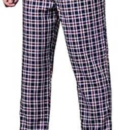 Men's Multicolored Checked Casual Lounge Pants-picture-25