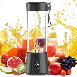 Keiby Citom Portable Electric Nail Drill J-u-!-c-e-r 380ML USB Rechargeable Blender Heavy Duty Juicer, 6 Blades, Mini Handheld Fruit Hand Mixer for Home & Outdoor Use (Multicolor)-image-98