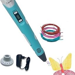 3D Pen with Adapter| 3D Pen for Kids| 3D Pen with 3 * 1.75MM PLA Filaments 10m Each| 3D Printing Pen | 3D Pen Set with PLA Filament Included - Ready to Create (Adapter)-27