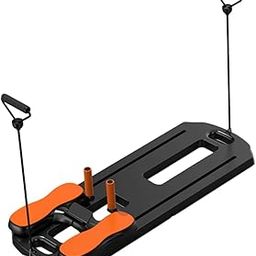 Enakshi (LABEL) Creations Multifunctional Abdominal Board Pilates Board for Home Chest Muscle Exercise Black with Rope-picture-29
