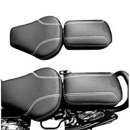 Gate 7 seat Cover for RE Bullet Classic 350cc 500cc with Embossed Logo (Leatherette, Only for Old Models BS4 / BS6)-image-38