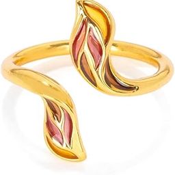 shaya by Caratlane Forged by Rejections Ring in Gold Plated 925 Silver for women-picture-21