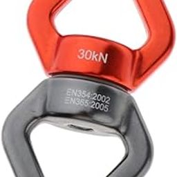 Calandis 30KN Rotary Connector Hammock Swing Spinner Rope Swivel Connector Orange-image-2