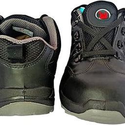 Men’s Industrial Steel Toe Safety Shoes for Construction | Anti-Slip Durable Work Boots with Cushioned Insole | Shock Absorbent Protective Footwear-image-10