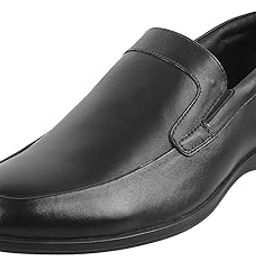 Mens Leather Black Mocassin (Size (7 UK (41 EU))-image-23