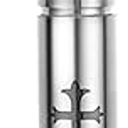 Asma Silver Titanium Steel Cross Pendant with Chain for Men-image-71