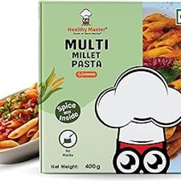 Healthy Master Multi Millet Pasta | 400g | No Maida | High Protein & Fiber | Vegan & Gluten-Free | Made with Millet & Multigrain | Healthy Pasta for Kids & Adults-image-11