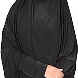 Khimar Namaz Hijab for Women Lycra Stretchable Islamic Solid Hijab with Sleeves, Women's Stylish Plain-32