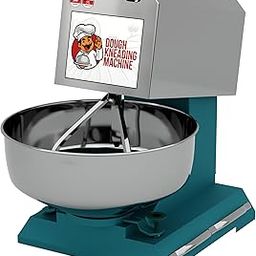 Heavy Duty Stainless Steel Electric Dough Kneader/Mixer Machine | Weat/Besan/Maida Dough Maker With Stainless Steel Bowl & Beater For Hotel, Restaurant, Bakery, Uses. (5kg | 0.75HP)-27