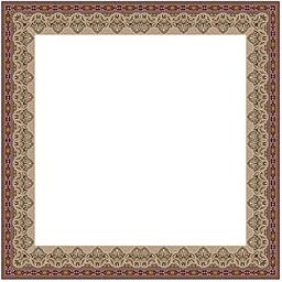 atax wedding footPrint HandPrint cloth mat Fabric 17 x 17 inch multi colour design in squre Pack of 1-picture-2