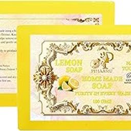Pihaaru Lemon Glycerin Handmade Natural Soap – Refreshing & Gentle on Skin – 100g LEMON SOAP 02-image-25