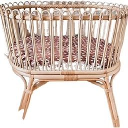 IRA Furniture Momiji Gerhana Natural Rattan Bassinet | Handcrafted Baby Cradle with Mattress | Eco-Friendly Co-Sleeper Bed for Newborns (0-6 Months)-19
