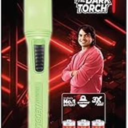 Eveready DL43 Neoglo, 1W Emergency Torch, 1st Glow-in-The-Dark Flashlight, Durable ABS Phosphorescent Body, Bright White LED, Powered by 3xAA Batteries (Included)-image-62