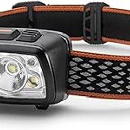 Bushnell Power+ 500L LED Headlamp - Flexible Power, Water Resistant, Rechargeable, Adjustable Band, Red Mode-image-43