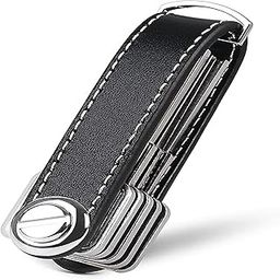 Keychain, Leather Key Organizer, Portable Key Holder,Stylish and Functional Key Ring for Daily Use, Holds Multiple Keys Functional & Practical (Holds 10-12 Multiple Keys)-image-86