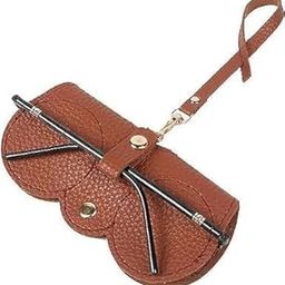 Leather Sunglasses Case,Traveling Eyewear Glasses Case, Portable Slim Sunglasses Pouch,Case Button Eyewear Hook Cases,Cover,Pouch Box Sunglasses, Spectacles & Goggles-image-82