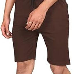 Wytel Fort Men's Cotton Casual Shorts, Solid Colour, with Zpper Pocket Mens Shorts Bottom Wear-image-37