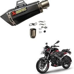 Vagary Carbon Acrophobic exhaust/Silencer Wtih Inbilt DB Killer for for Bajaj Dominar 400/ Bajaj Pulsar RS 200, NS 200-0