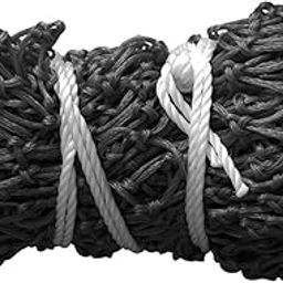 Enakshi (LABEL) Creations Slow Feed Hay Net Portable Hanging Mesh Bag for Full Day Feeding Stall Black 50inch-image-38