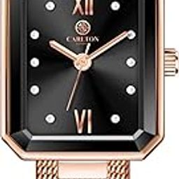 Brixton Women Stainless Steel Analog Watch | Gold-Black Waterproof Watches for Women Girls Ladies | Fashionable Trendy Quartz Movement Wrist Watch - CLRGMBLK-image-99