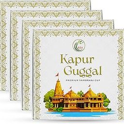RSA Sambrani Cup Box | 4 Fragrances – Gulab, Chandan, Lavender, Mogra | Daily Pooja, Meditation & Aromatherapy (Kapur Guggal-4PK)-image-43