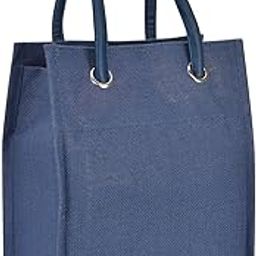 Jute Tiffin Bags for Lunch Shopping for Men and Women Jute Tiffin Bags Printed Handbag Carry Bag-image-74
