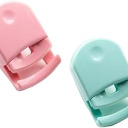 Mini Eyelash Curler Set, Portable Plastic Travel Lash Curlers with Replacement Pads, Fits All Eye Shapes, Multicolour-image-49