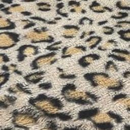 Leopard Tiger Print Velvet Felt Fleece Fabric Used in Dresses, Cushions, Soft Toys Making, Art & Craft, Jackets, Purse etc (1M, YellowLeop)-image-84