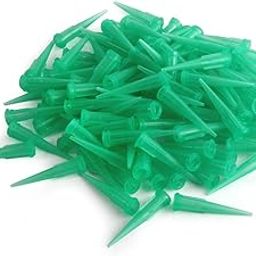 Ken Kou 18 Gauge Plastic Tapered Pinhead Blunt End Adhesive Dispenser Tip Luer Syringe Needle Tip Dispensing Fill Needle for Oil or Glue Applicator (Pack of 50)-22
