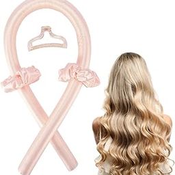 Heatless Hair Curlers for Long Hair, Heatless Curling Rod Headband, No Heat Curlers Then You Can Sleep in Overnight, Heatless Curls Headband, Soft Foam Hair Rollers for Natural Hair (PINK, Medium)-26