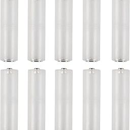 10pcs AAA to AA Converter AAA to AA Battery Adapter AAA to AA Battery Converter Holder AAA to AA Adapter for AAA to AA Battery-12